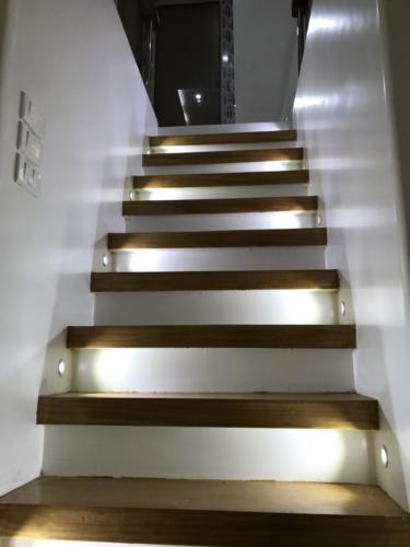Stairs to salon