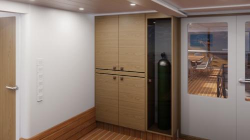Dressing, dive deck