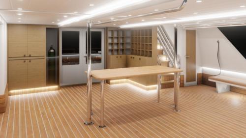 Dressing, dive deck