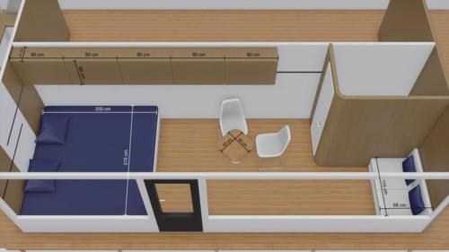 Panorama cabin right side